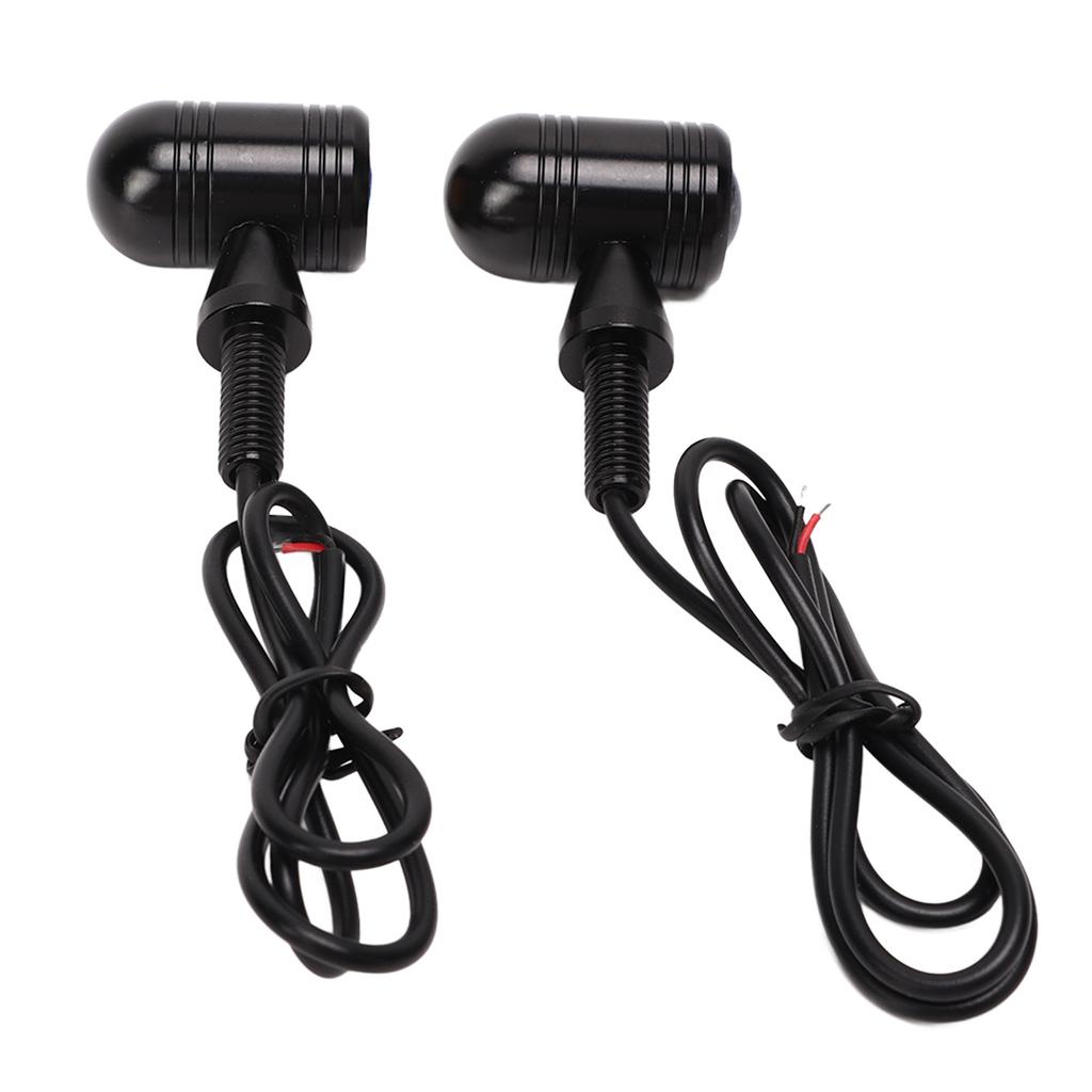 Front Rear Turn Signal Lights LED Indicators Amber Yellow DC 12V Universal for Scooter Sports Motorcycle Type 2