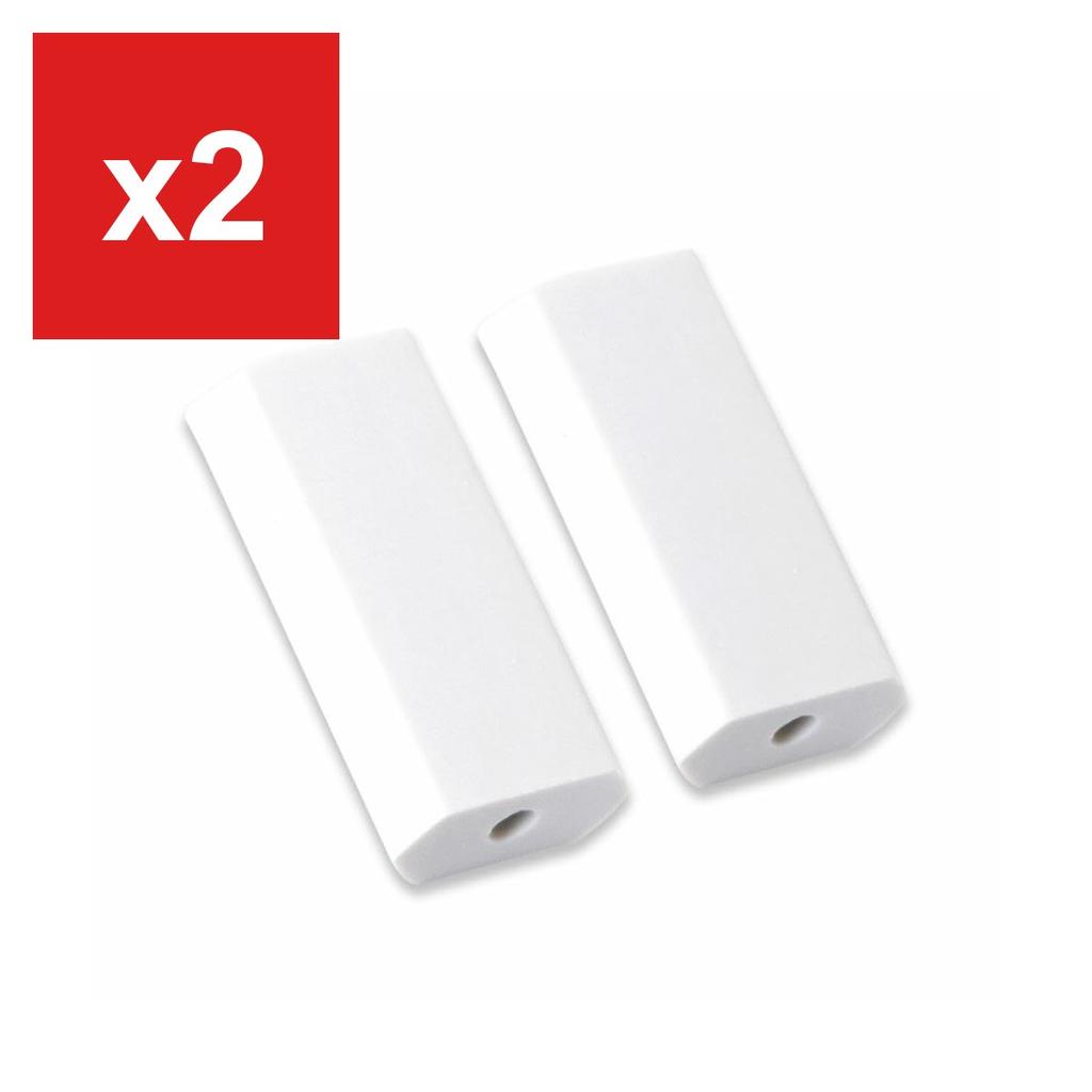PLUS Cased Eraser Clutto, Refillable Replacement Eraser, 2 pcs, White, ER-0111R-2