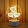 Brelong 3D LED Lamp Creative 3D LED Nights Новинка Illusion Night Lamp 3D Illusion Настільна лампа для домашнього декору