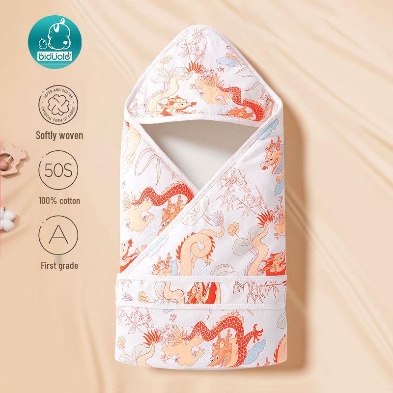 

A-Class Pure Cotton Baby Swaddling Blanket & Quilt for Newborns - Summer Edition 90x90 cm