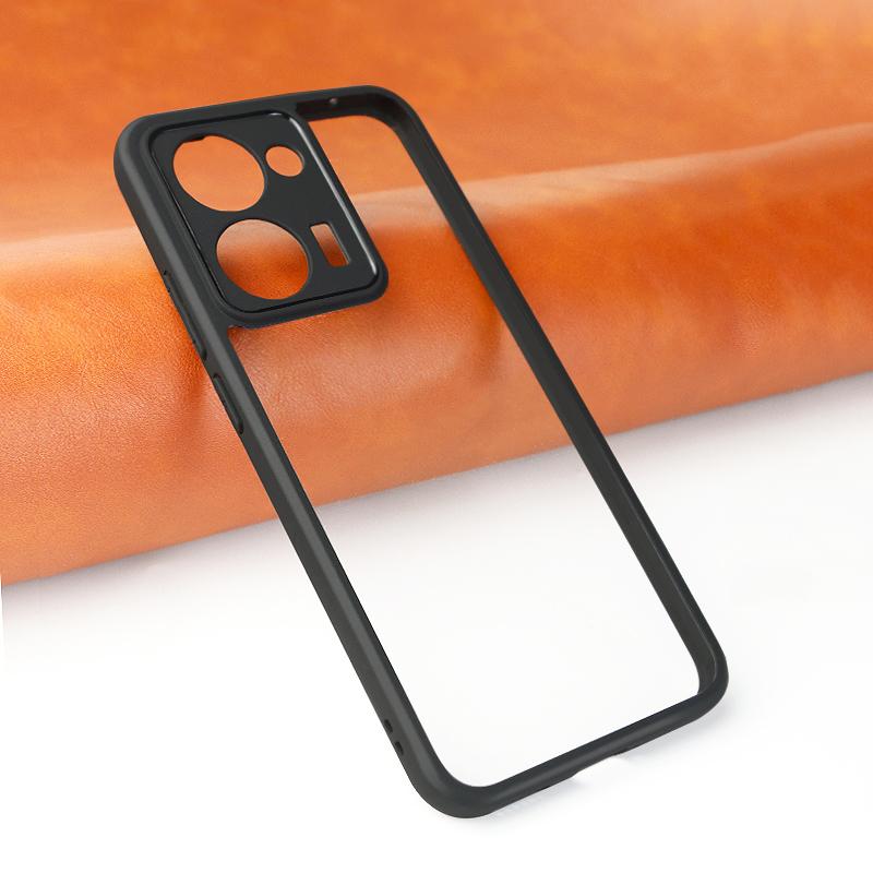 

Для чехла Realme P3 Ultra Чехол Realme P3 Ultra Мягкий TPU Рамка PC Бампер Щит Защитные чехлы для телефона На Realme P3 Ultra Funda Realme P3 Ultra чёрный