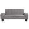 Kids  Sofa Gray 70 X 45 X 30 Cm Synthetic Leather