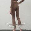 Mulberry Silk Cashmere Seamless Thermal Leggings - Elastic, Hip-Lifting, Soft & Warm Women's Autumn Pants