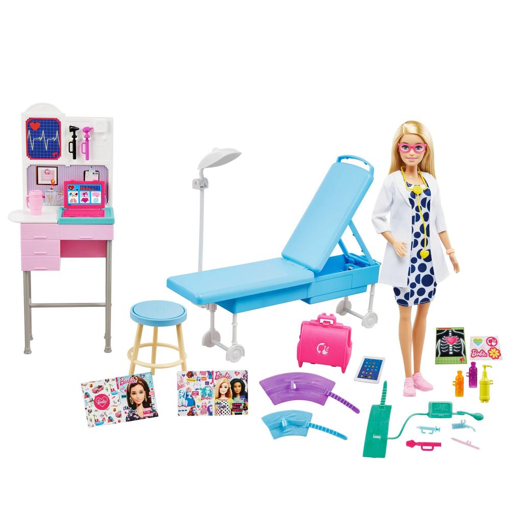 Barbie Work with Doctor Set with Lots of Examination Tools 3 and GWV01 Barbie! (Ages Up)