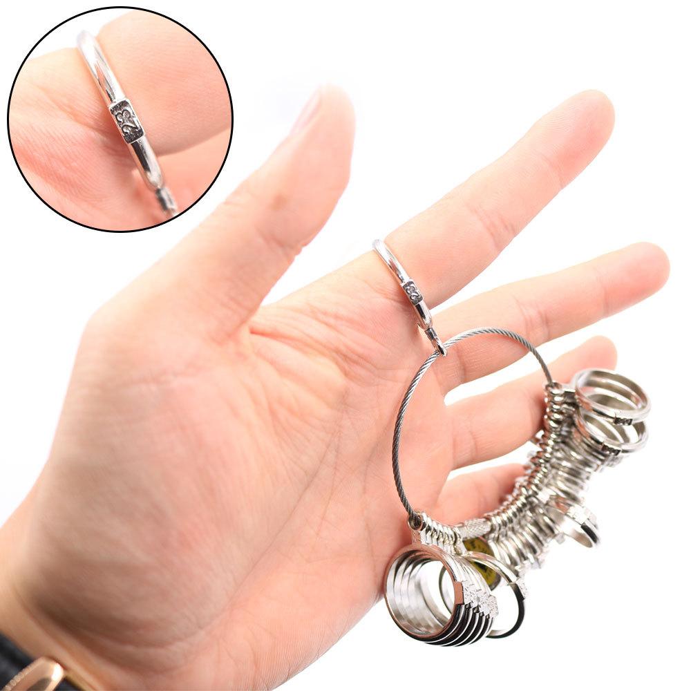 

Стандартный корейский измерительный инструмент для колец Измерительный инструмент для корейских колец Стандартный металлический кольцо Измерительный стержень Кольцо Кольцо Кольцо Кольцо Кольцо 1-30 ring