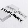 20x1.6CM ABS Car Rear Trunk Modified Sticker for Geely Coolray Logo Binyue Personalized Letter Badge Tail Decoration