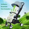 Baby Stroller Cooling Pad 3 Speeds Cooling Cushion with 2 Fans Timer Setting Breathable Mesh Cooling Liner for Stroller Crib Summer Baby Essentials