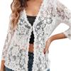 2024 Lace Hollow See-through Sunscreen Cardigan for Beachwear