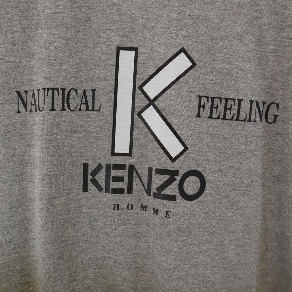KENZO HOMME 90s Made in Japan Old Short sleeve T-shirt M gray Men's Used