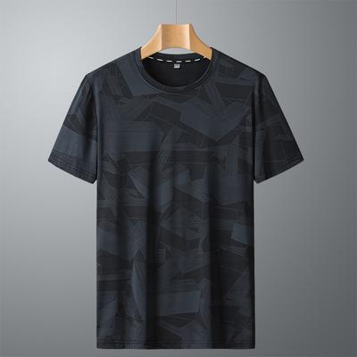 T-shirt casual estive da uomo T-shirt comoda da allenamento traspirante da uomo da corsa a maniche corte girocollo ampia T-shirt comoda