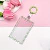 Transparent Acrylic Picture Frame ID Card New Unisex Hard Plastic Work Card Holder Business Case Protector Cover