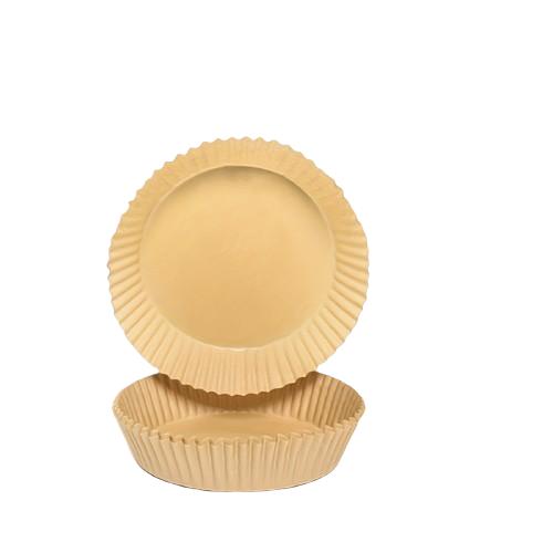 

25 шт. - Вкладыш для аэрофритюрницы, с маслостойким и водонепроницаемым бумажным вкладышем для аэрофритюрницы, безопасный и здоровый вкладыш для продуктов коричневый