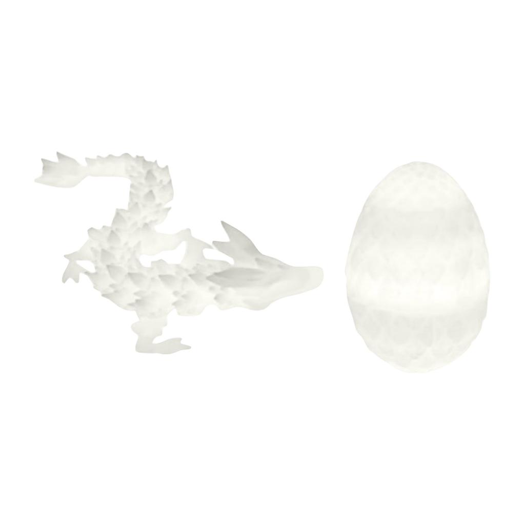 3D Printed Eggs, Articulated Glass Articulated Mystery Eggs, 3D Printed Surprise Animal Set (Set Of 4)