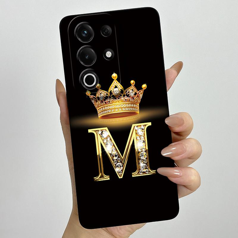 For itel S25 Ultra Case S686LN Luxury Crown Letters Matte Soft Silicone Protective Back Cover for ItelS25 S 25 Ultra 5G Fundas