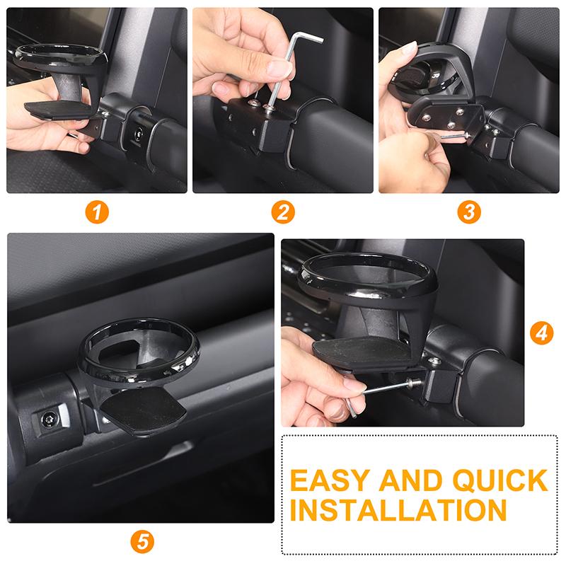 Car Co-pilot trument Panel Expansion Cup Holder For Haval H9 2024-2025 High Quality Modified Car Interior Accessories