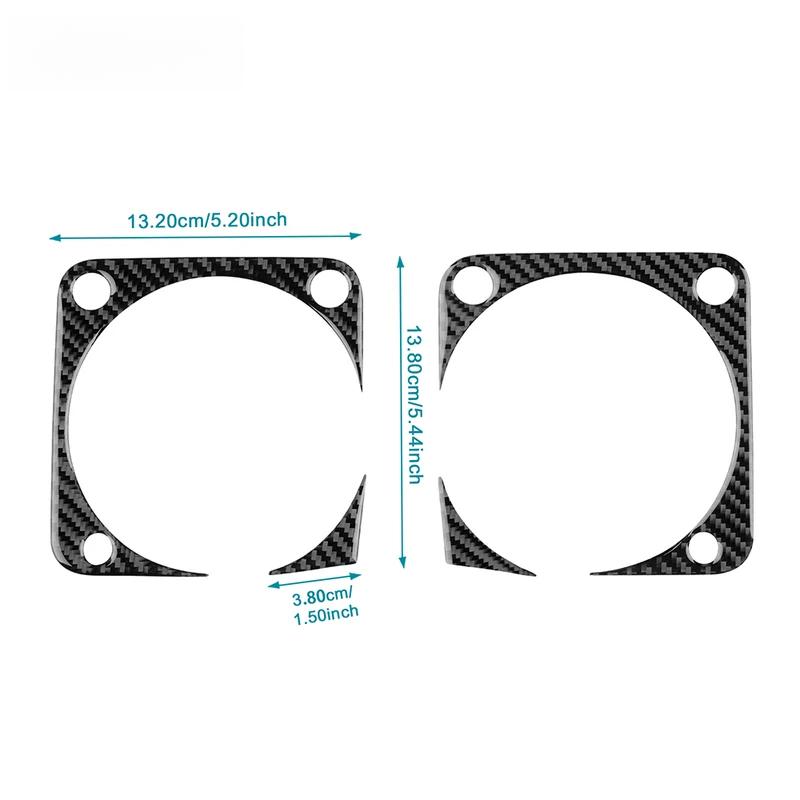 Real Soft Carbon Fiber Sticker For Suzuki Jimny 2019 2020 2021 2022 2023 2024 2025 LHD RHD Car Speedometer Frame Accessories.
