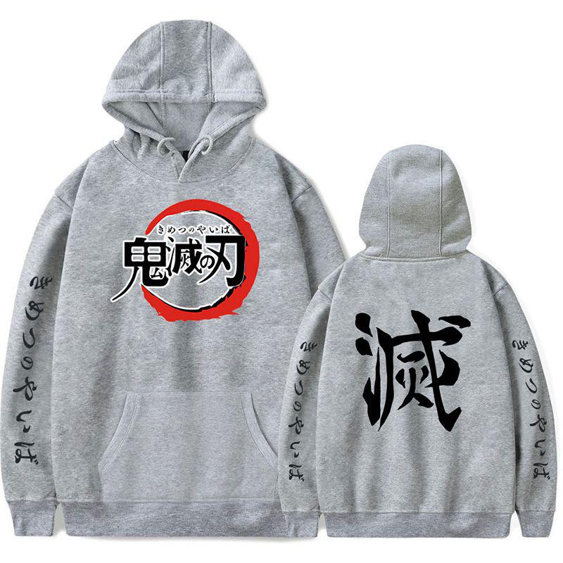 No Demon Slayerkimetsu Yaiba Hoodie Anime Cosplay Coat Sweatshirt Pullover Tops