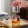 Meisni Portable Glass Kung Fu Tea Set