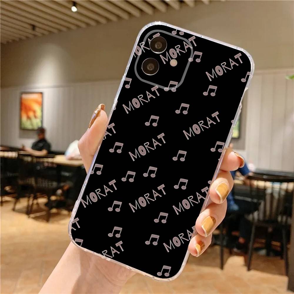 M-MoratS Band Phone Case For iPhone 17,16,15,14,13,12,11 Pro,Max,Plus,X,XS,XR,SE4,E Mini Transparent Soft Cover