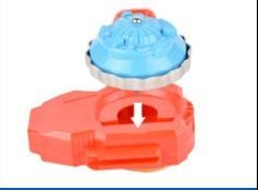 Gyro Toy Children'S Drawstring Gun Launcher New Boy Toy Blue Wing Ice Front Light Metal Combat Gyroscope