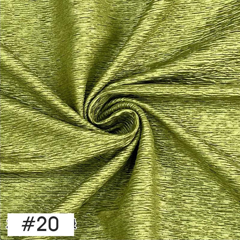 100x150cm Chic Wrinkled Design Fabric Crepe Texture Pleated Fabric For DIY Sewing Costume Car Curtain Background Decoration