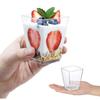 5oz Transparent Disposable Mousse Cup with Lid & Spoon, 160ml Dessert Cup