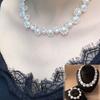Hand Bangle Pearl Beaded Jewelry Suit Light Luxury Women Jewelry Set  Gifts