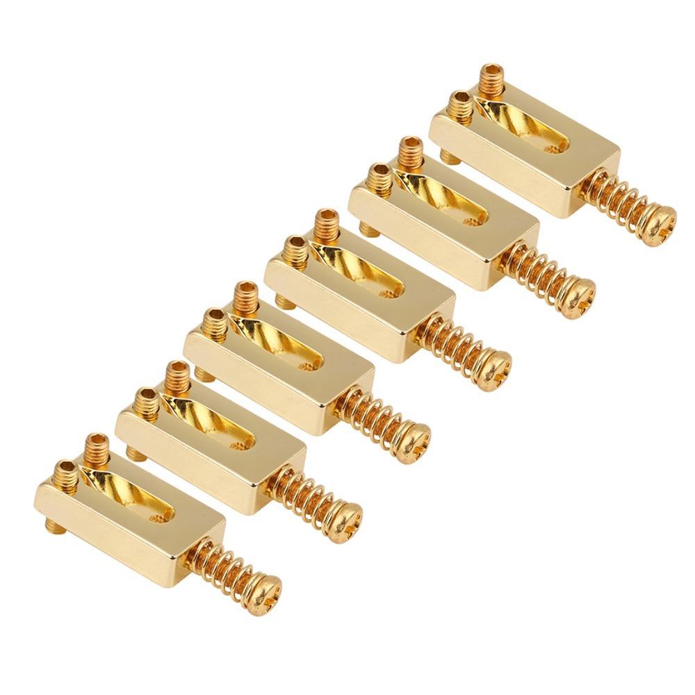 6PCS Included Wrench Electric Guitar Bridge Parts Electric Guitar Replacement Parts  Guitar