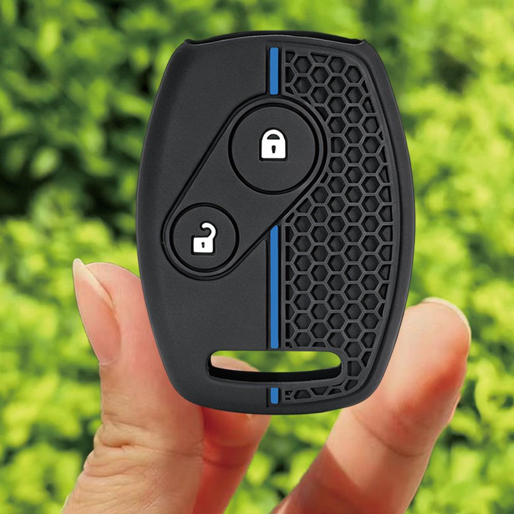 New Silicone Car Key Case Cover Keychain Fob for Honda Accord 7 Jazz FRV Civic CR-V 2008 Crz Insight Fit SRV Chord 7 Gr8 150R