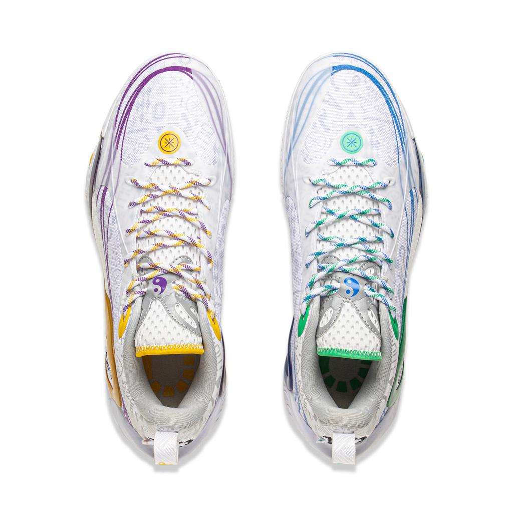 Παπούτσια Μπάσκετ Li Ning DLO1 Ανδρικά Χαμηλά Κανονικά Λευκό/Μικροκρυσταλλικό Γκρι ABPV009-12