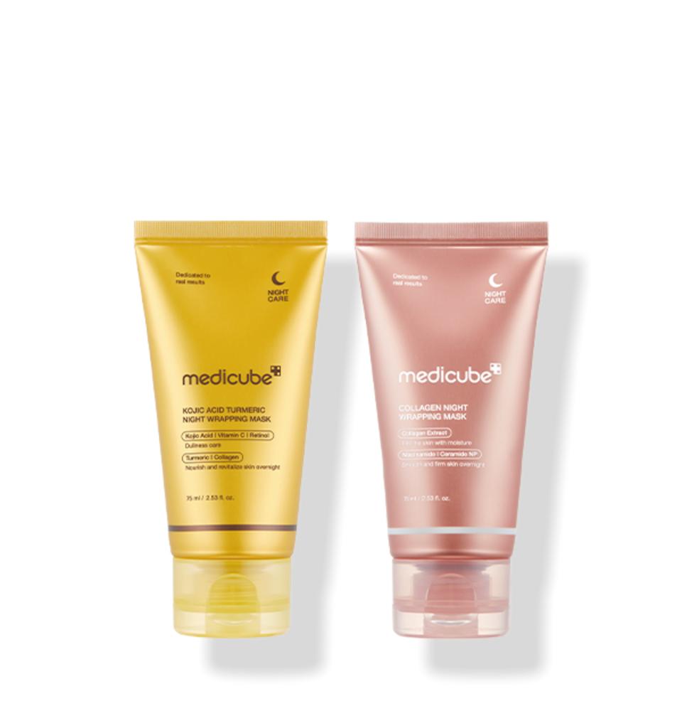 Medicube Water Glow Vita Toning Wrapping Mask Duo Set