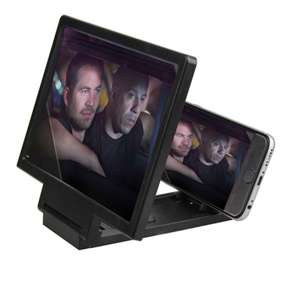 Mobile Phone 3D Screen Amplifier Magnifying Glass High Clarity Stand for Video