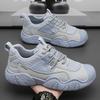 Fashion 2025 New Men's Casual Sport Shoes Autumn Trendy Niche High-End Feel Thick-Soled Old-School Style Breathable Plastic Shoes