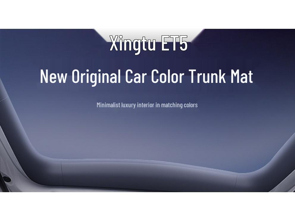 Exeed ET5 Trunk Mat: Full Coverage, Model 25, Interior Upgrade Accessory