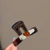 Vintage Tortoiseshell Medium Shark Hair Claw Elegant Women Half Updo Back Head Hair Clip Daily Fashion Hair Accessories