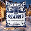 Dallas Cowboys Pattern Blanket for Home Decoration, Bed, Sofa, Car Travel, Camping, Suitable for All Seasons, Birthday Christmas Gift