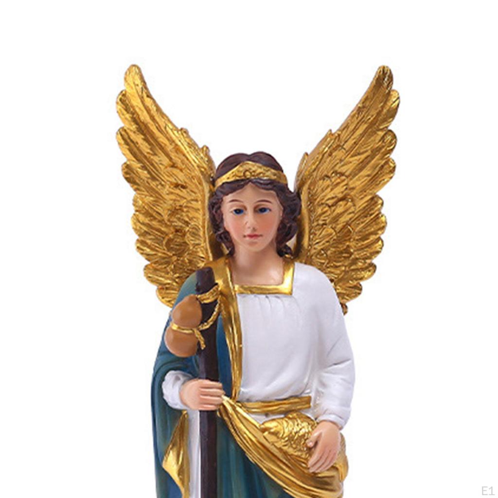 Angel Statue Crafts Sculpture Figurine for Desktop Home Cabinet Shelf Decoration