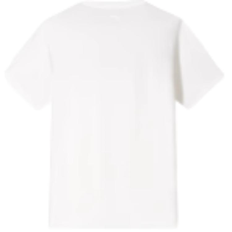 Anta Bequem Einfach Buchstabe Vielseitig Sport Rundhals Feuchtigkeitsableitend Pullover Kurzarm T-Shirt Herren Oberteile Elfenbein 152526105-3