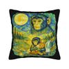 Team Punch Baby Monkey Punch Pillow Cover  Novelty Pillow Case For Chair Sofa Home Decor Soft Cushion Cover Gift