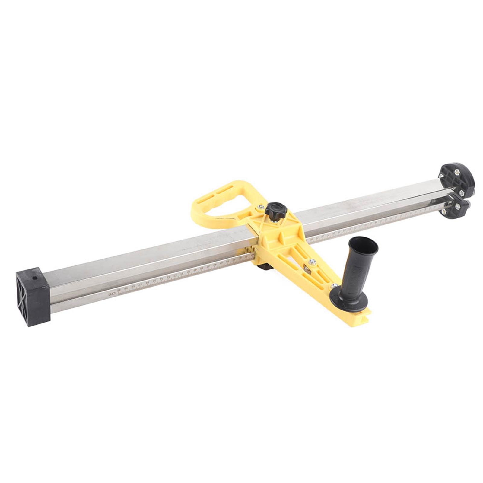 

7 Bearing Gypsum Board Cutter Stainless Steel Hand Push Drywall Artifact Tool 20‑600mm чёрный