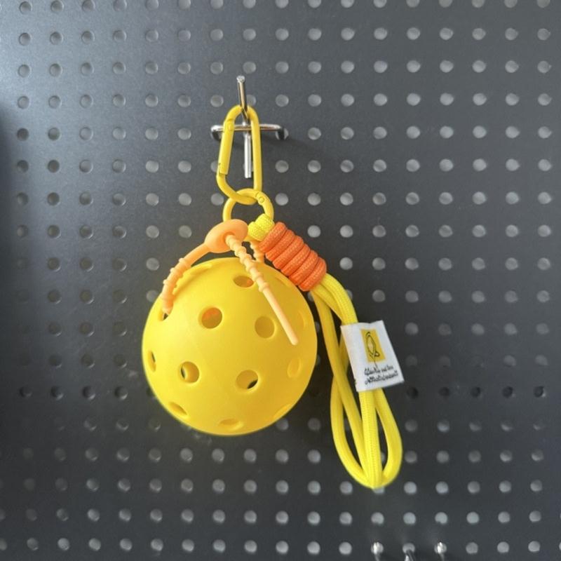 Pickleballs Keychain Accessory For Sports Enthusiasts And Students Pickleballs Charm Keyring For Everyday Use And Sports