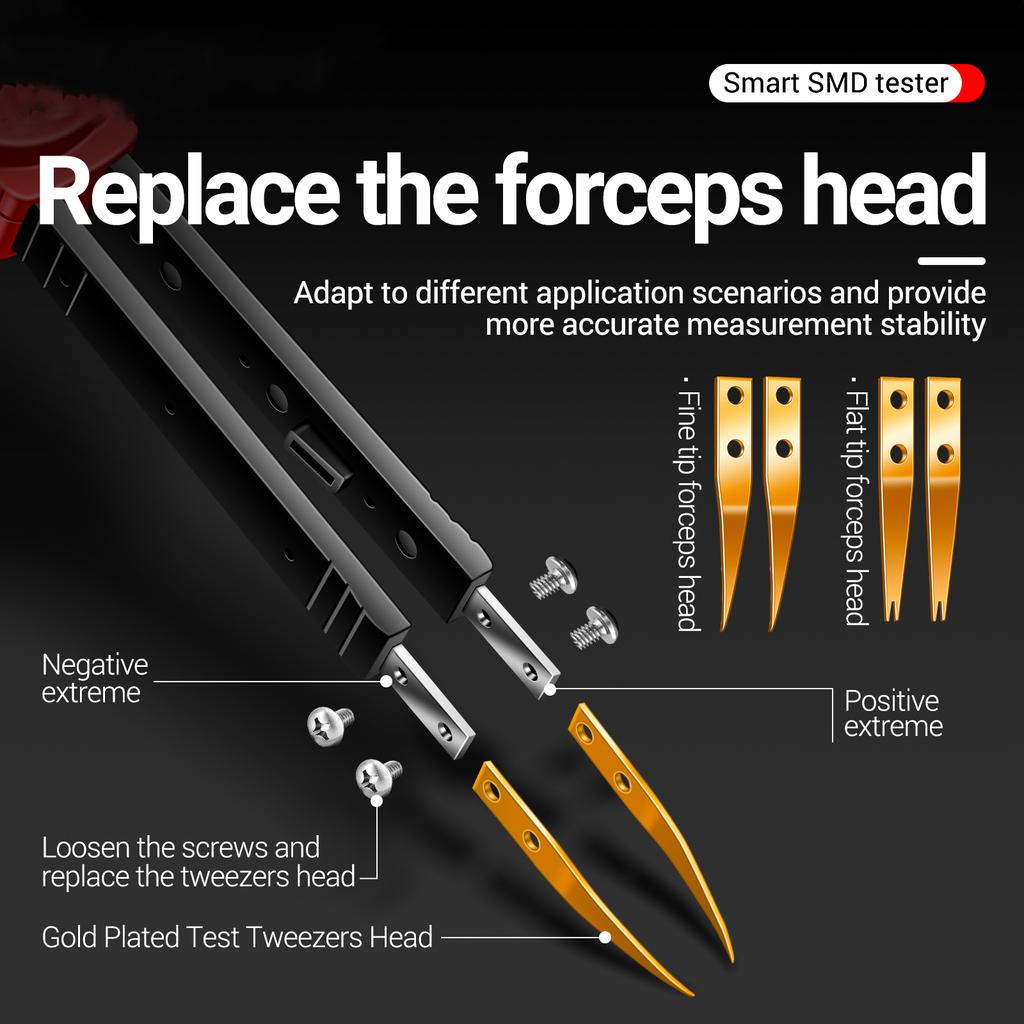 ANENG GN701 Smart SMD Tester 3000 Counts Multimeter Handheld Patch Test Resistance Capacitance