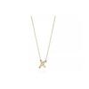 & Co. Palomas Graffiti Small X-Shaped 18K Gold Necklace Unisex Necklace GRP11483