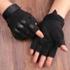Guanti tattici con guscio protettivo e armatura tattica, guanti sportivi a mezze dita, guanti da fitness, da passeggio, da equitazione, da uomo