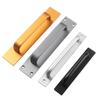 Surface-Mounted No-Drill Sliding Glass Door and Drawer Handle