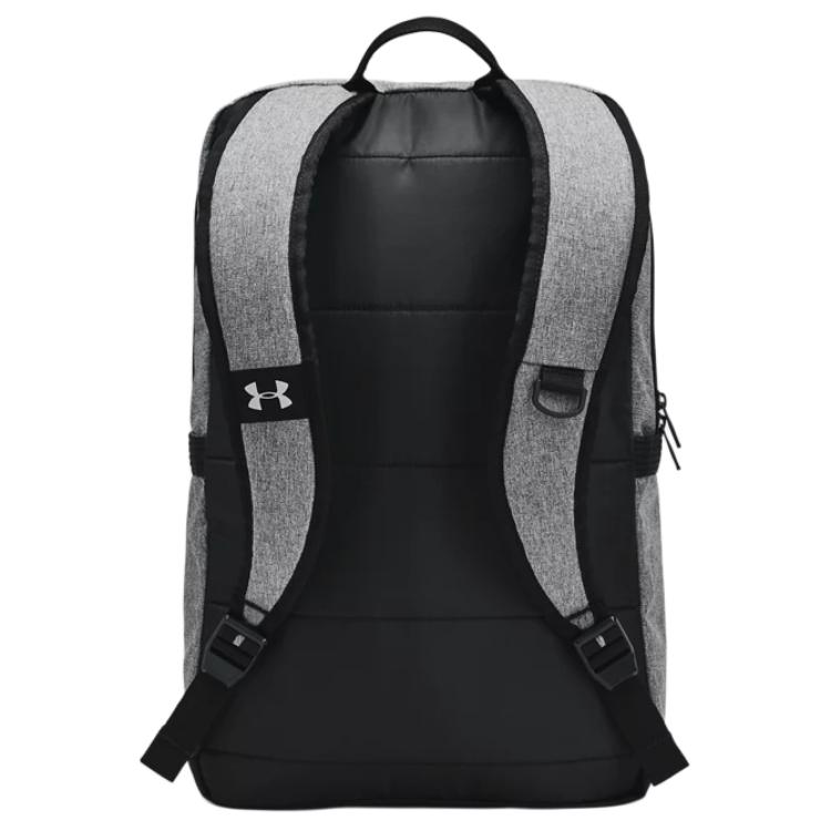 Under Armour 23L Versatile Durable Polyester Backpack Regular Men Backpacks Gray Black 1384462-025