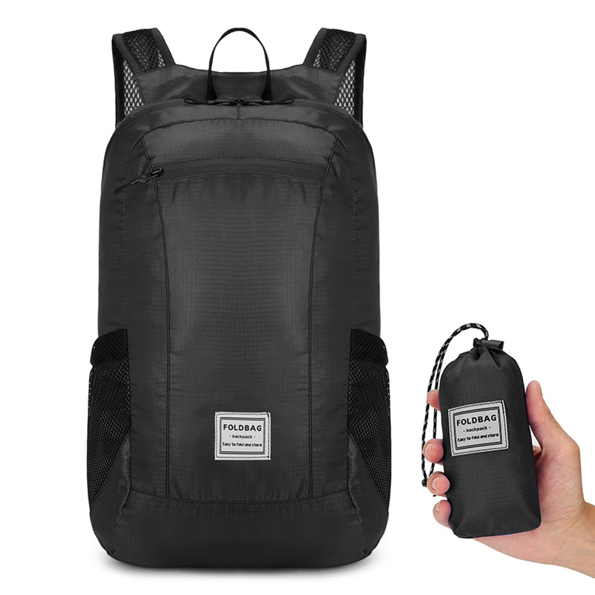 [Yurika] Outdoor Backpack, Ultralight Portable Backpack, Foldable Backpack, Hiking Bag, Ultralight Waterproof Backpack, Outdoor Storage Bag, Unisex,