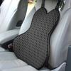 Car Memory Foam Seat Protector Cushion with Belt Auto Cotton Mesh Lumbar Support Pillow for Driving Soft Back Pain Office