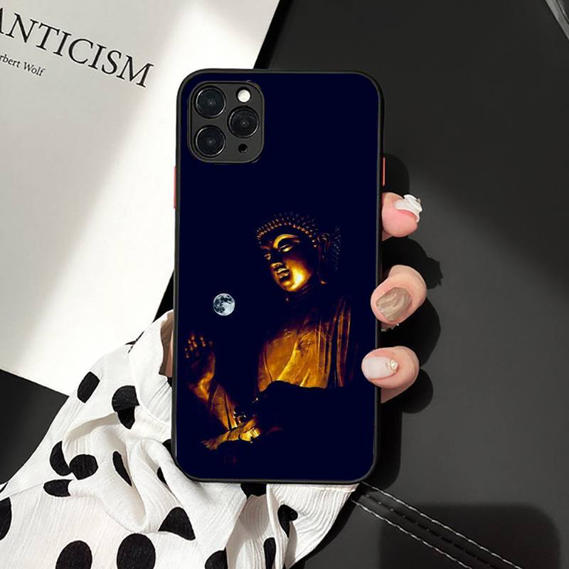 Retro Galactic Gautama Buddha Budha Phone Case for iPhone 11 12 13 Mini Pro XS MAX 8 7 6 6S Plus X 5S SE 2020 XR Case