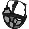 Mesh Dog Muzzle Short Snout Dog Muzzle Adjustable French Bulldog Muzzle L